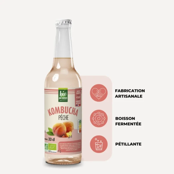 kombucha pêche 2