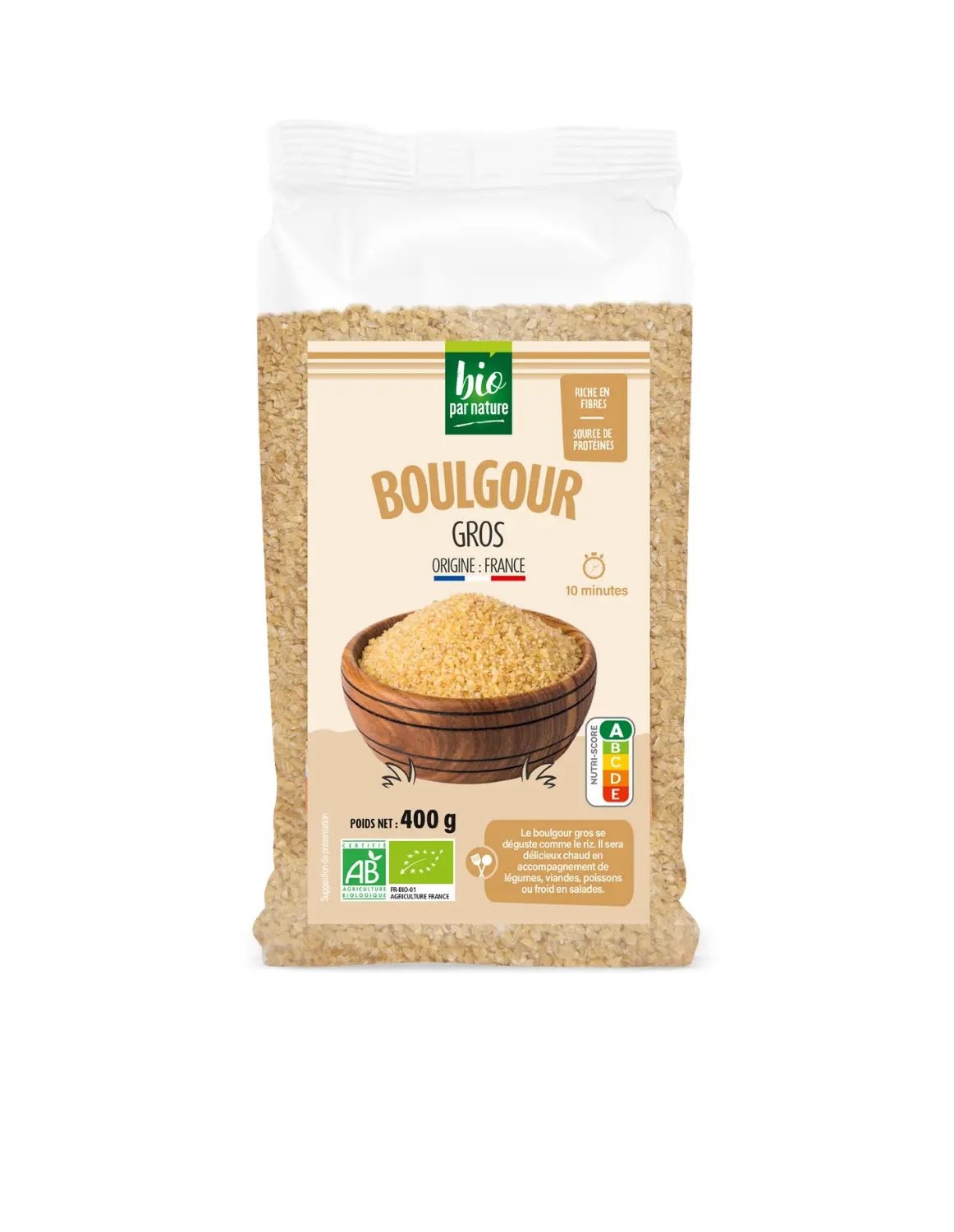 Boulgour d'orge bio Boulgour d'orge bio