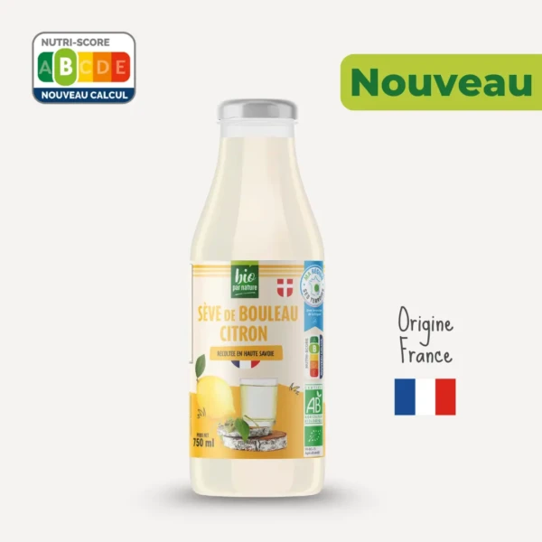 sève de bouleau - citron